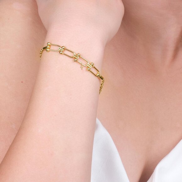 Solid 10k Gold Cactus Charm - Cute Western Jewelry Gifts for Her - Picture 2 of 6